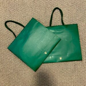 Authentic Rolex shopping bags